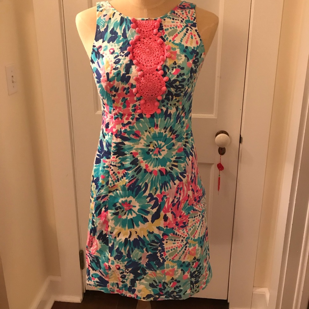 Lilly Pulitzer Colorful Floral Mini Dress
